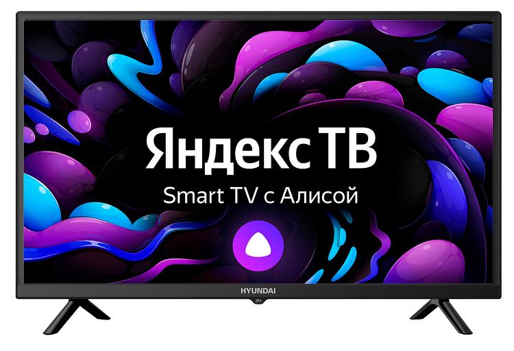 Телевизор LED Hyundai 32" H-LED32BS5003 Яндекс.ТВ Frameless черный HD READY 60Hz DVB-T DVB-T2 DVB-C DVB-S DVB-S2 USB WiFi Smart TV фото 1