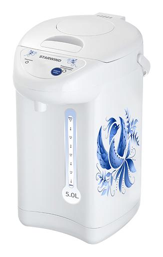Термопот Starwind STP2851 5л. 750Вт белый/голубой фото 1