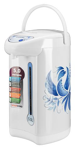 Термопот Starwind STP2851 5л. 750Вт белый/голубой фото 2