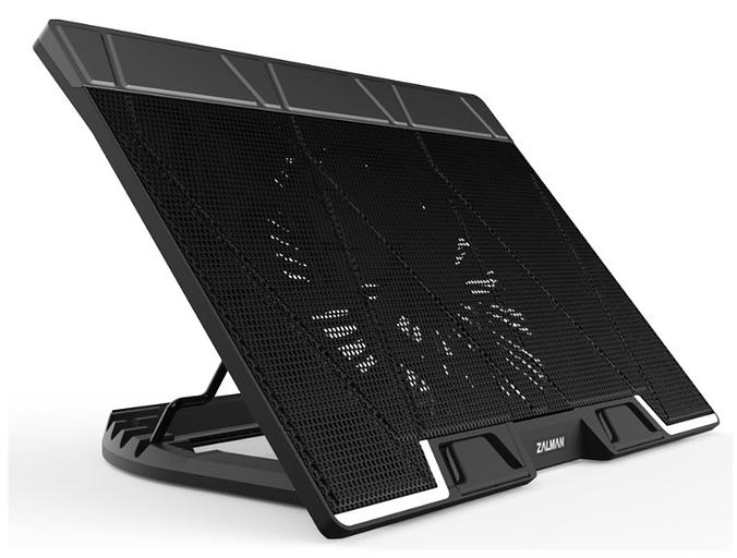 Охлаждающая подставка Zalman ZM-NS3000 Notebook Cooling Stand, Up to 17” Laptop, 200mm fan, 6 level angle adjustment (ZM-NS3000) фото 2