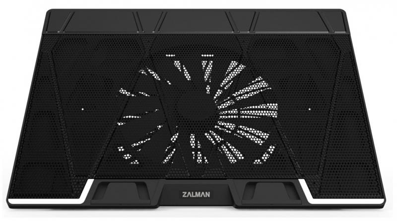 Охлаждающая подставка Zalman ZM-NS3000 Notebook Cooling Stand, Up to 17” Laptop, 200mm fan, 6 level angle adjustment (ZM-NS3000) фото 3