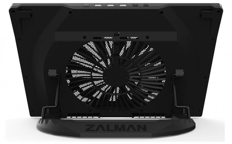 Охлаждающая подставка Zalman ZM-NS3000 Notebook Cooling Stand, Up to 17” Laptop, 200mm fan, 6 level angle adjustment (ZM-NS3000) фото 4