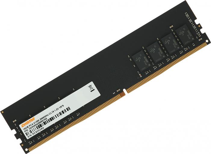 Память DDR4 16Gb 3200MHz Digma DGMAD43200016S RTL PC4-25600 CL22 DIMM 288-pin 1.2В single rank фото 1