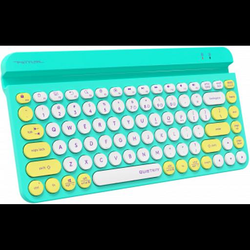 Клавиатура A4Tech Fstyler FBK30 зеленый USB беспроводная BT/Radio slim Multimedia фото 2