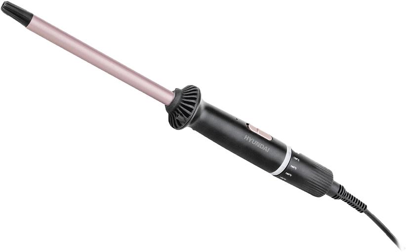 Щипцы Hyundai H-HS1415 25Вт макс.темп.:180С покрытие:керамико-турмалиновое черный фото 1