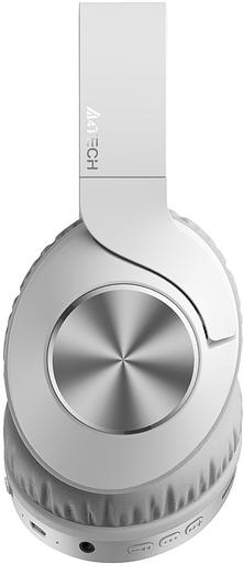 Наушники накладные A4Tech 2Drumtek BH300 белый/серый беспроводные bluetooth оголовье (BH300 GRAYISH WHITE) фото 2