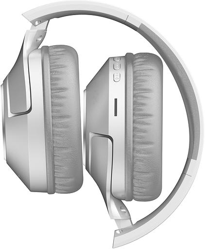 Наушники накладные A4Tech 2Drumtek BH300 белый/серый беспроводные bluetooth оголовье (BH300 GRAYISH WHITE) фото 6