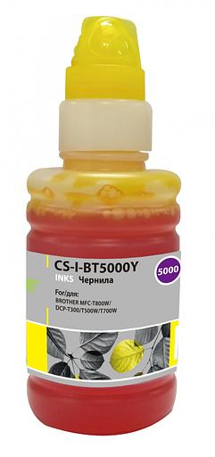 Чернила Cactus CS-I-BT5000Y желтый 100мл для Brother DCP-T300/T500W/T700W/MFC-T800W фото 1