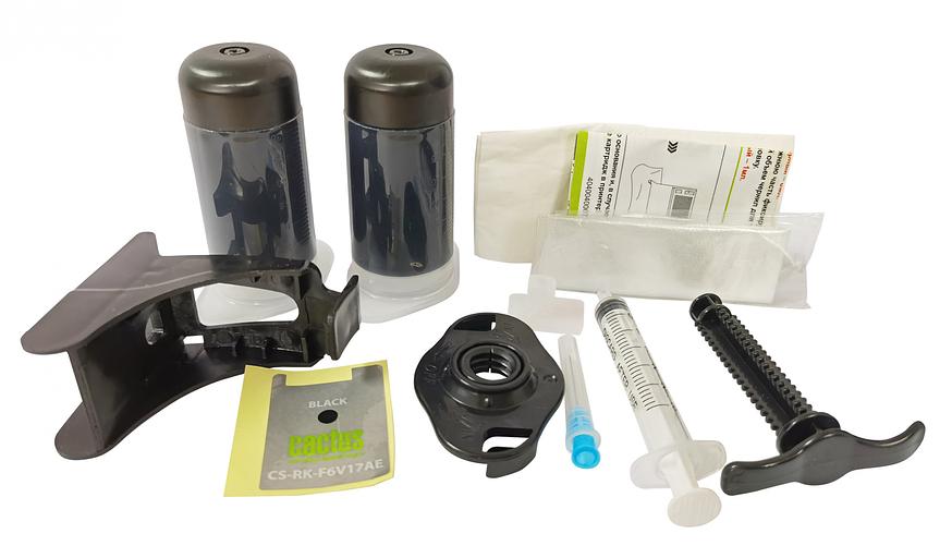 Заправочный набор Cactus CS-RK-F6V17AE черный 2x60мл для HP DJ 1110/1111/1112/2130/2131 фото 2