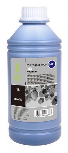 Чернила Cactus CS-EPT6641-1000 T6641 черный 1000мл для Epson L100/L110/L120/L132/L200/L210/L222/L300/L312/L350/L355/L362/L366/L456/L550/L555/L566/L1300 фото 1