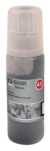 Чернила Cactus CS-GI43BK черный60мл для Canon Pixma G640/540 фото 1