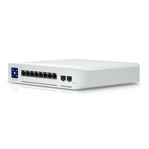 UniFi Switch Enterprise 8 PoE [USW-Enterprise-8-PoE] Ubiquiti PoE-коммутатор в стойку, 8х 2.5G RJ45, 2х 10G SFP+, раздача 120 Вт фото 1