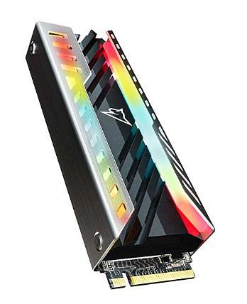 Твердотельный накопитель Netac NV3000 RGB PCIe 3 x4 M.2 2280 NVMe 3D NAND SSD 2TB, R/W up to 3500/2100MB/s, with heat sink & RGB фото 2