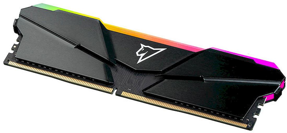 Модуль памяти Netac Shadow RGB DDR4-3200 16Gb (8Gb x 2) C16 Grey фото 3