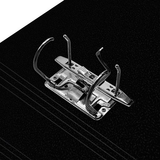 Папка-регистратор Silwerhof 355050 A4 70мм полифом черный фото 6