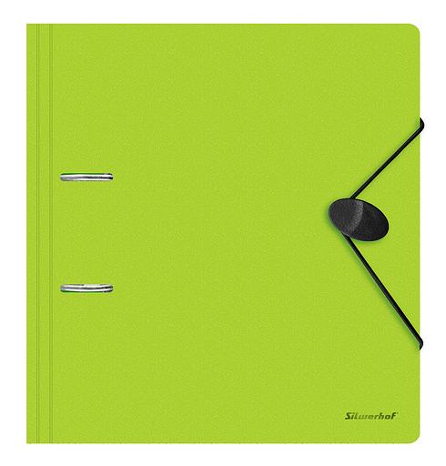 Папка-регистратор Silwerhof 355051 A4 70мм полифом салатовый фото 1