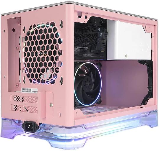 Корпус Inwin CF08A (A1PLUS) розовый 650W ATX 2x120mm 2xUSB3.0 audio bott PSU фото 4