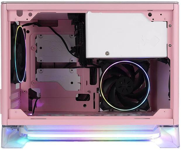 Корпус Inwin CF08A (A1PLUS) розовый 650W ATX 2x120mm 2xUSB3.0 audio bott PSU фото 5