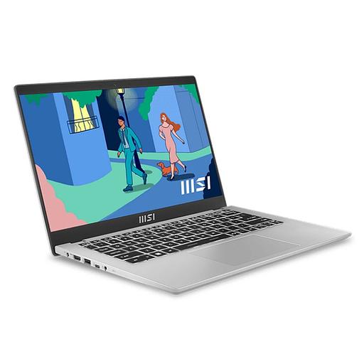 Ноутбук MSI Modern 14 C12M-239RU Core i5 1235U 8Gb SSD512Gb Intel Iris Xe graphics 14" IPS FHD (1920x1080) Windows 11 silver WiFi BT Cam фото 1