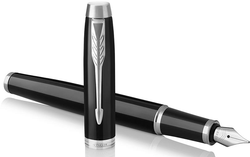 Ручка перьев. Parker IM Core F321 (CW1931644) Black CT F сталь нержавеющая подар.кор. фото 3