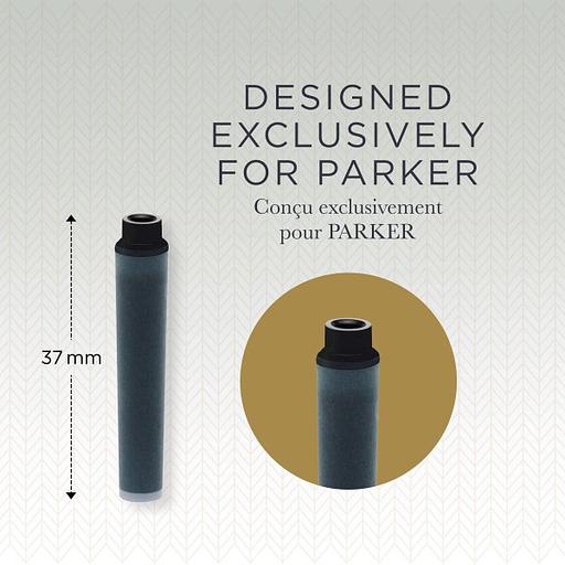 Картридж Parker Quink Z17 MINI (CW1950407) черные чернила для ручек перьевых (6шт) фото 3