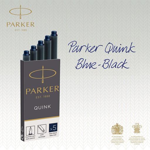 Картридж Parker Quink Z11 (CW1950385) черный/синие чернила для ручек перьевых (5шт) фото 4