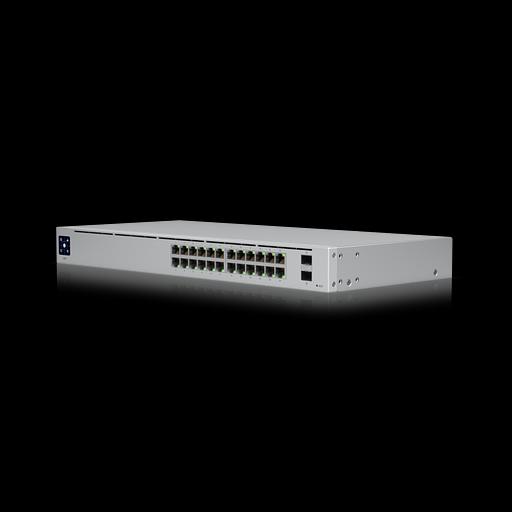 Коммутатор 24PORT 1000M 2SFP USW-24 UBIQUITI фото 1