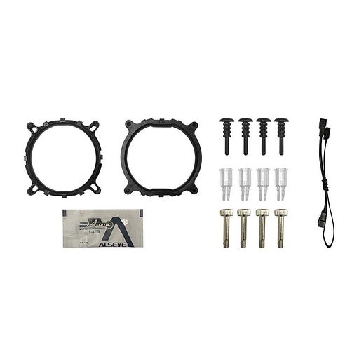 H120D (White) TDP: 200W Product Dimensions:123x154x106mm Heatsink Dimensions:154x123x58mm Heatsink Weight:518g Heat Pipe:O6mmx6pcs Fan Dimensions-:120x120x25mm фото 2