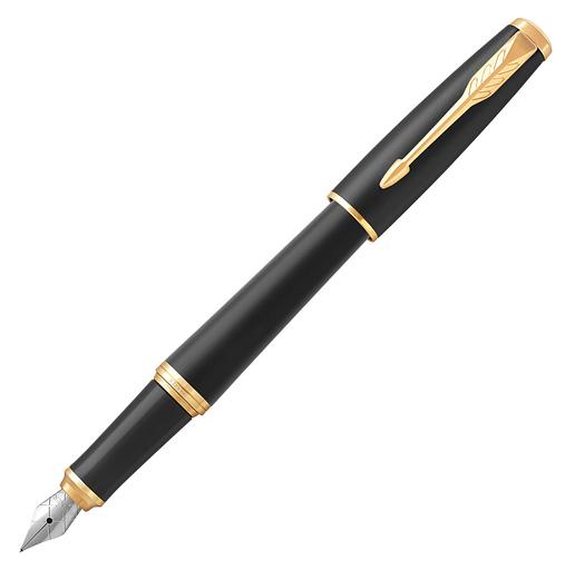 Ручка перьев. Parker Urban Core F309 (CW1931593) Muted Black GT F сталь нержавеющая подар.кор. фото 1