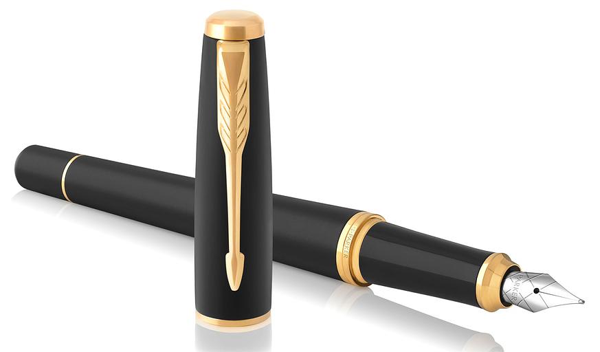 Ручка перьев. Parker Urban Core F309 (CW1931593) Muted Black GT F сталь нержавеющая подар.кор. фото 3