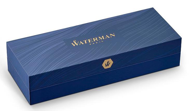 Ручка шариков. Waterman Carene (CWS0700380) Black GT M син. черн. подар.кор. фото 5
