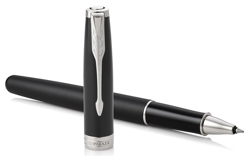 Ручка роллер Parker Sonnet Core T529 (CW1931523) Matte Black CT F черн. черн. подар.кор. фото 3