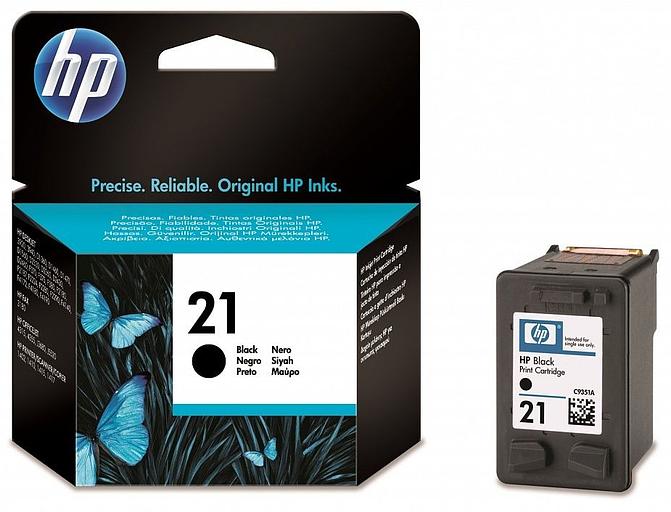 Картридж струйный HP 21 C9351AE#UUS черный для HP DJ 3920/3940/PSC 1410 фото 1