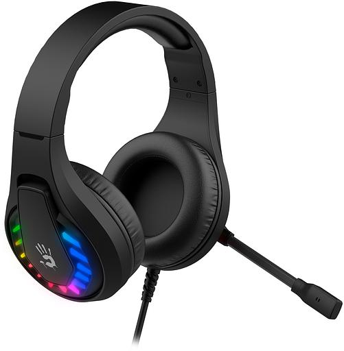 Наушники с микрофоном A4Tech Bloody G230 черный 2м накладные USB оголовье (G230) фото 9