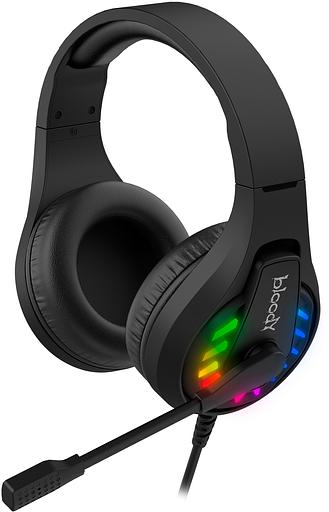 Наушники с микрофоном A4Tech Bloody G230p черный 2м накладные оголовье (G230P) фото 9