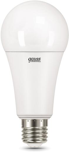 Лампа светодиодная Gauss Globe Elementary 30Вт цок.:E27 груша 220B 4100K св.свеч.бел.ней. А67 (упак.:1шт) (73229) фото 2