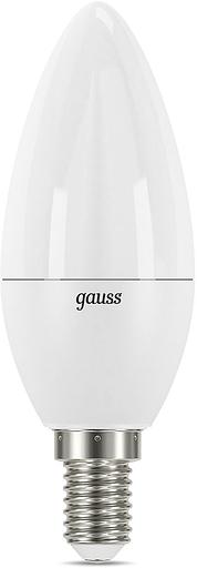 Лампа светодиодная Gauss E14 7Вт цок.:E14 свеча 220B 3000K св.свеч.бел.теп. C37 (упак.:10шт) (103101107-D) фото 2