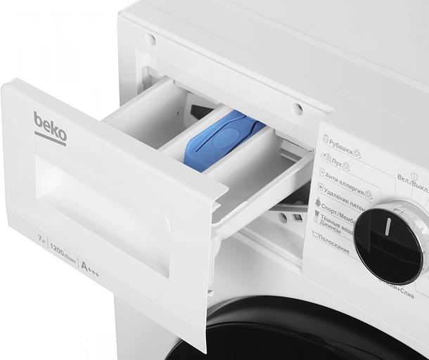 Стиральная машина Beko WSPE7612W класс: A загр.фронтальная макс.:7кг белый фото 8
