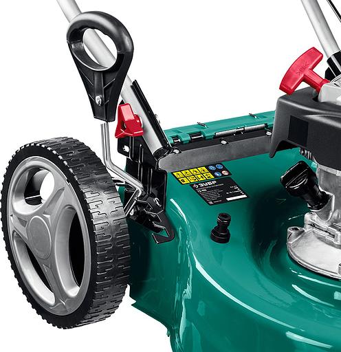 Газонокосилка роторная Зубр ГБ-460 3300Вт фото 4