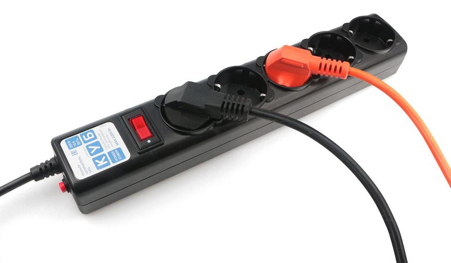 Сетевой удлинитель Powercube SPG5-7M 7м (5 розеток) черный (коробка) фото 4