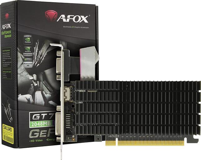 Видеокарта PCIE16 GT710 2GB DDR3 AF710-2048D3L5 AFOX фото 2