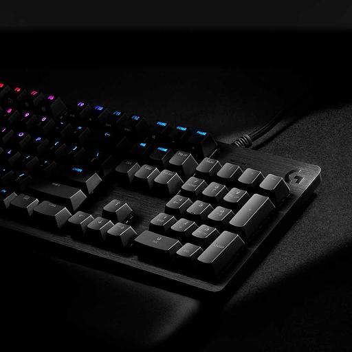 Клавиатура игровая Logitech G513 CARBON - GX BLUE (CLICKY) SWITCH (механическая клавиатура с RGB-подстветкой) US INT'L фото 5