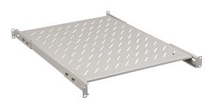 Полка стационарная ITK FS35-600PI-R 1U 19" 600мм серый (упак.:1шт) фото 1