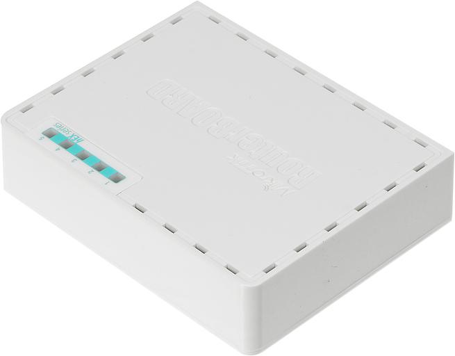 Маршрутизатор 10/100/1000M 5PORT HEX RB750GR3 MIKROTIK фото 1