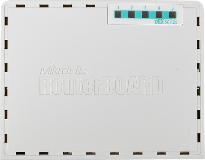 Маршрутизатор 10/100/1000M 5PORT HEX RB750GR3 MIKROTIK фото 3