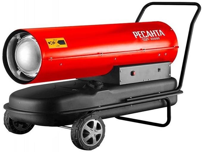 Тепловая пушка дизельная Ресанта ТДП-65000 красный/черный фото 1