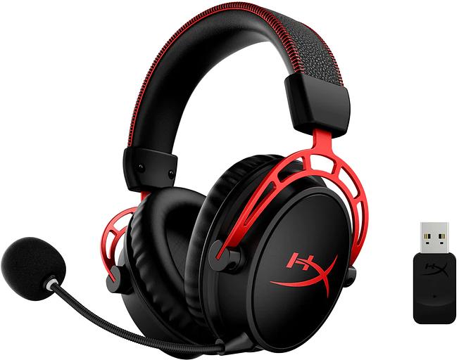 Наушники с микрофоном HyperX Cloud Alpha Wireless черный оголовье (4P5D4AA) фото 1