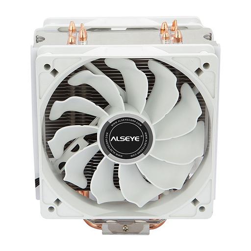 S120D-W Universal, TDP 135W, 2x120FAN, 4 heat pipe, WHITE, PWM, RTL фото 2