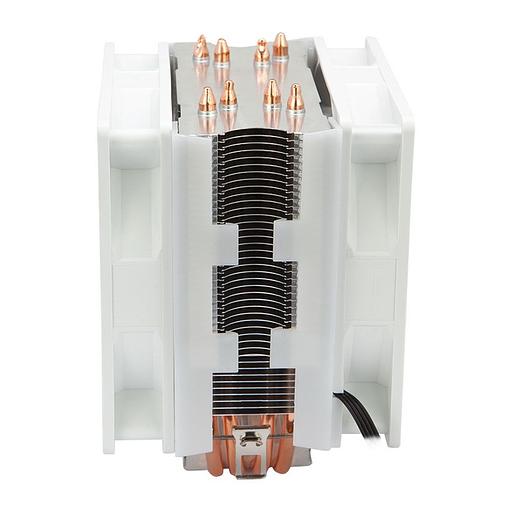 S120D-W Universal, TDP 135W, 2x120FAN, 4 heat pipe, WHITE, PWM, RTL фото 3