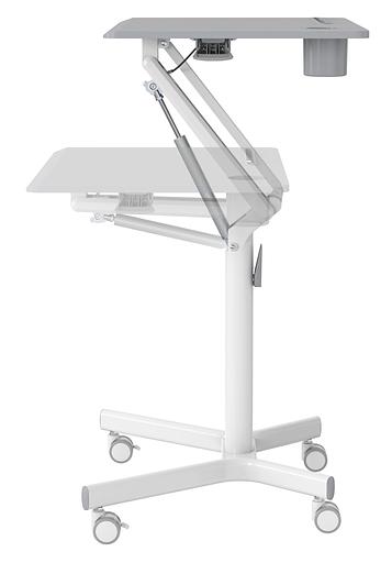 Стол для ноутбука Cactus VM-FDS101B столешница МДФ серый 70x52x106см (CS-FDS101WGY) фото 2